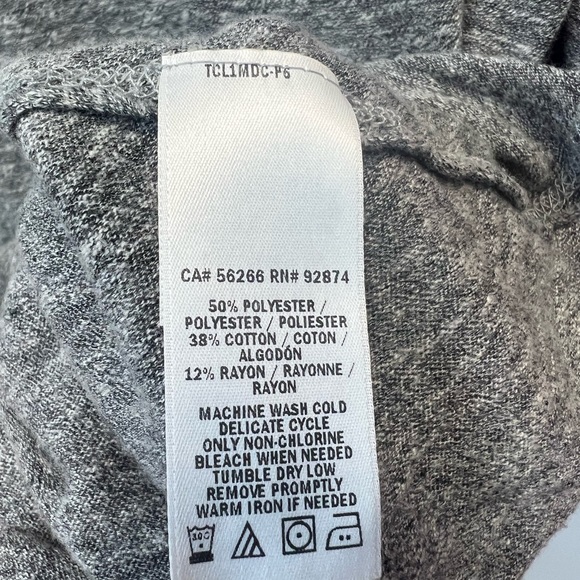 Splendid gray EUC cap sleeve tee with ruffles XS - Picture 2 of 4